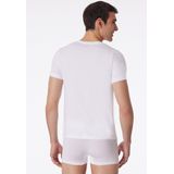 SCHIESSER Long Life Soft - T-shirt - Wit - Katoen - Korte Mouwen