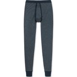 Schiesser heren Onderbroek lang met gulp - Katoen - Blauw.