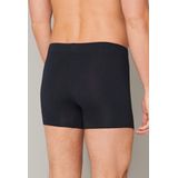 Schiesser - 155632 - Boxershort - Blauw/Zwart - Modal/Katoen
