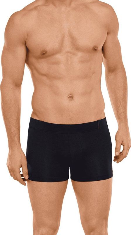 Schiesser - 155632 - Boxershort - Blauw/Zwart - Modal/Katoen