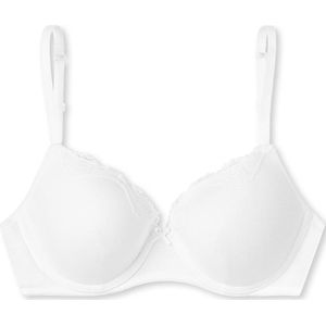 SCHIESSER - Pure Cotton - Beugel-BH - Wit - Verstelbare Schouderbandjes