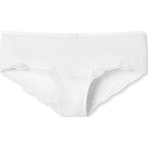SCHIESSER Pure Cotton slip (1-pack), dames bikinihipster wit - Maat: 34