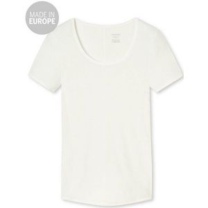 SCHIESSER Personal Fit T-shirt (1-pack) - dames shirt korte mouwen natuurlijk wit