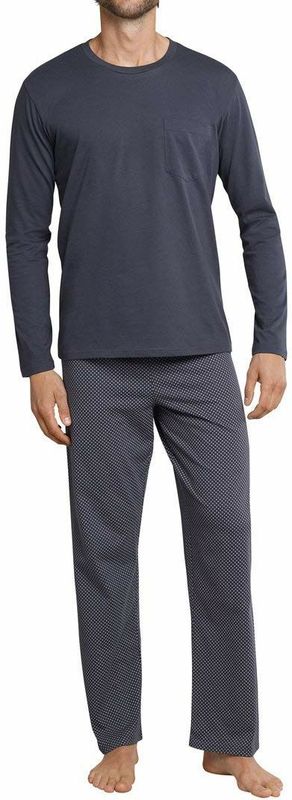 Schiesser Essentials Pijama Lange Pijama Set