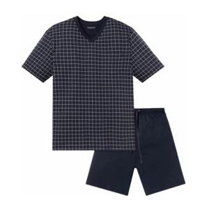 Schiesser - 159617 - Pyjama - Donkerblauw - 100% Katoen