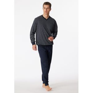 Schiesser Schlafanzug »""Dark Sapphire""«, (2 tlg.), mit klassischem Karo-Muster