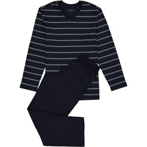 SCHIESSER - Heren Pyjama Set - Blauw/Wit Gestreept - Katoen