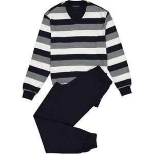 Schiesser Heren Pyjama Donkerblauw