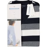 Schiesser - 159623 - Pyjama - Donkerblauw - 100% Katoen