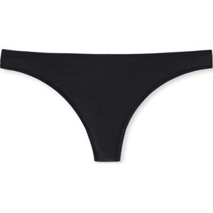 Schiesser - 161918 Invisible Lace - Damesstring - Zwart