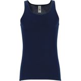 Schiesser - Original Feinripp - Hemd - Navy - 100% Katoen