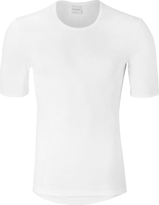 Schiesser - 005068 - T-Shirt - Wit - 100% Katoen