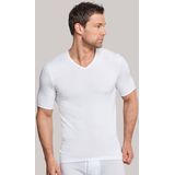 Schiesser - Original Feinripp - T Shirt V-neck - Wit - 100% Katoen