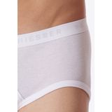 Schiesser - Classic Slip - 2-pack - Wit - Katoen - Met Gulp