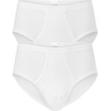 Schiesser - Classic Slip - 2-pack - Wit - Katoen - Met Gulp