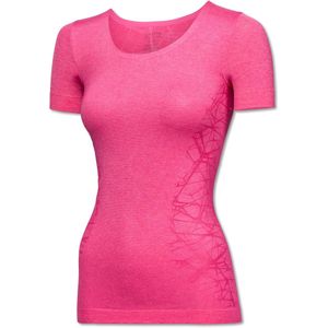 SCHIESSER Active Mesh Light T-shirt (1-pack) - dames shirt korte mouwen felrozemelange