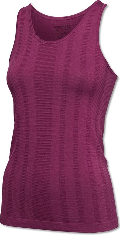 SCHIESSER - Active - Tanktop - Bessenkleurig - Ademend - Seamless