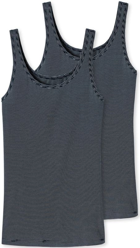 Schiesser - 162896 Modal Essentials - Tanktop - Nachtblauw - 2-Pack