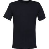 Schiesser M R Heren korte mouw Pyjamashirt - Donkerblauw