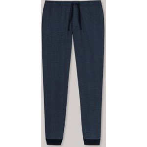 Schiesser&R Heren Pyjamabroek - Donkerblauw patterned