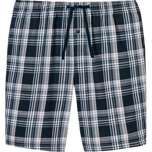 SCHIESSER - Mix+Relax - Lounge Broek - Blauw Geruit