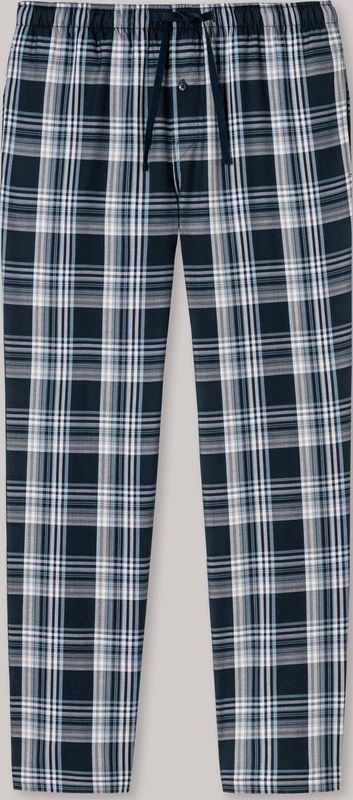 Schiesser Mix & Relax lange pyjamabroek voor heren, Donkerblauw-gem._163842