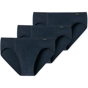 Schiesser - Essentials - Ondergoed - Donkerblauw - 95% Katoen, 5% Elastaan - 3-Pack