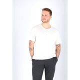 SCHIESSER Mix+Relax T-shirt - Korte Mouw - O-hals - Wit - 100% Katoen