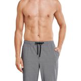 SCHIESSER Mix+Relax - Lounge Broek - Zwart met Wit Visgraat - Katoen