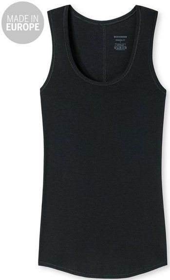 SCHIESSER Personal Fit singlet (1-pack) - dames onderhemd zwart