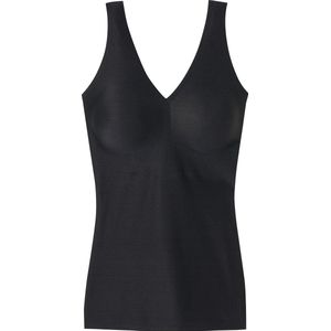 SCHIESSER Invisible Soft dames singlet met uitneembare cups zwart