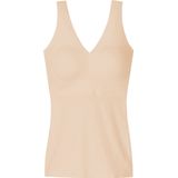 Schiesser - Invisible Soft - Tanktop - Sand - 75% Polyamide, 25% Elastaan
