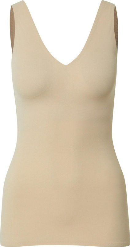 Schiesser - Invisible Soft - Tanktop - Sand - 75% Polyamide, 25% Elastaan
