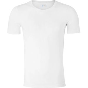 SCHIESSER Long Life Cotton T-shirt (1-pack) - V-hals - wit