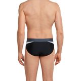 Schiesser - Nautical Active - Zwembroek - Zwart - Gerecycled Tricot