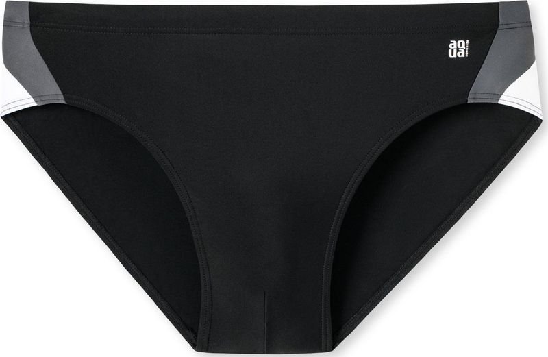 Schiesser - Nautical Active - Zwembroek - Zwart - Gerecycled Tricot