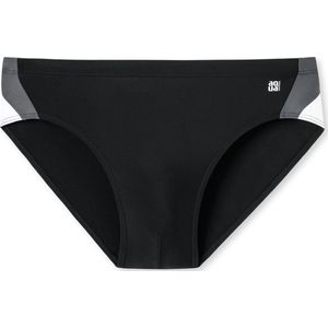 Schiesser - Nautical Active - Heren Zwembroek - Zwart - Gerecycled Tricot