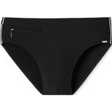 Slim Fit Badehose mit Reißverschlusstasche