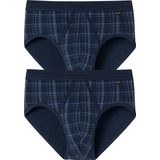 Schiesser - 172691 Classic Daywear - Slips - Donkerblauw - 100% Katoen - 2-Pack