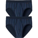 Schiesser - 172692 Classic Daywear - Onderbroek - Donkerblauw - 100% Katoen - 2-Pack