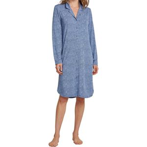 Schiesser - Dames Nachthemd - Antraciet - Zacht Materiaal