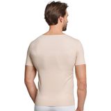 SCHIESSER Laser Cut T-shirt (1-pack) - naadloos met diepe V-hals - Beige