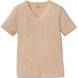 SCHIESSER Laser Cut T-shirt (1-pack) - naadloos met diepe V-hals - Beige