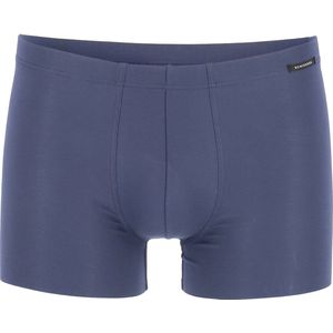 SCHIESSER - Laser Cut - Boxershort - Blauw - Aansluitende Pasvorm, Stretch Katoen