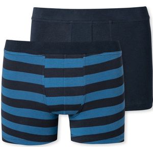 Schiesser - Boxershorts - Meerkleurig - Set van 2 - 95/5 Biologisch Katoen - 152 cm