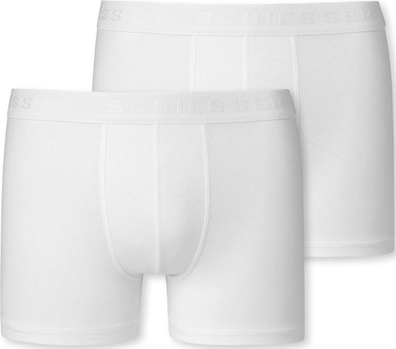 SCHIESSER - Onderbroek - Wit - 2 Pack - Jersey