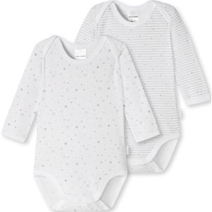 SCHIESSER - Rompertje - Lichtgrijs - 2 Pack