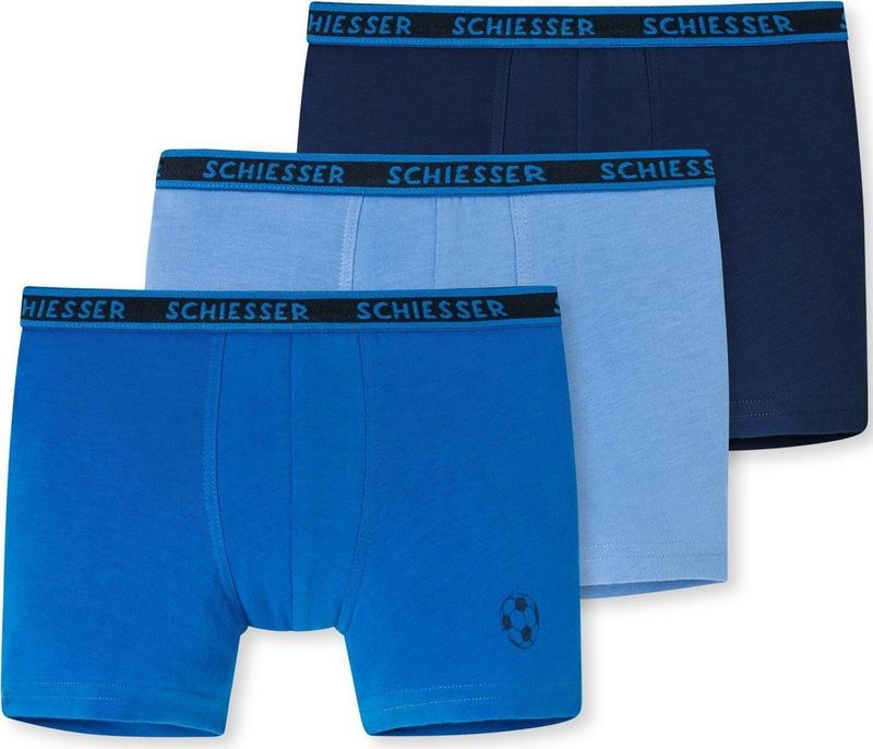 Schiesser - Original Classics - Jongens Onderbroek - Donkerblauw - 3 Pack