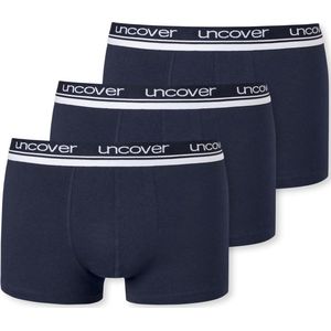 Schiesser - Uncover - Boxershorts - Blauw - Katoen/Elastaan