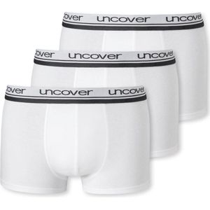 Schiesser - Uncover - Herenondergoed - Wit - Verpakking van 3 stuks